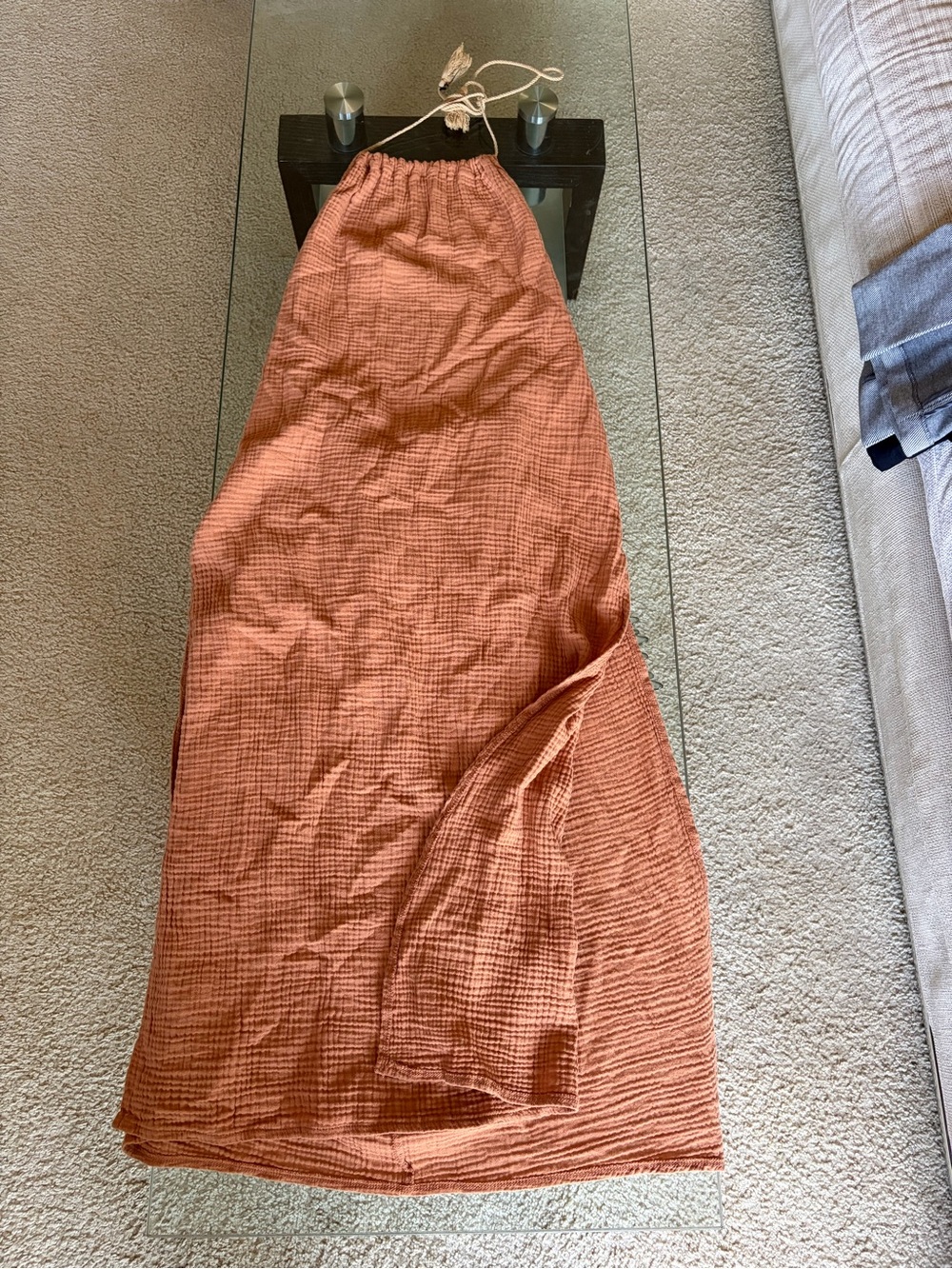 💜 SHEIN Dress Coverup Waffle Texture